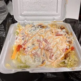 "SMALL" taco salad