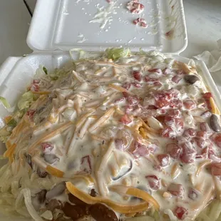 When no other taco salad will do - I head to Cleo's.