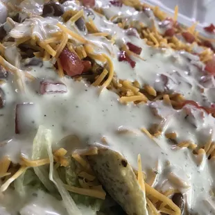 Large taco salad