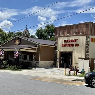 the outside of the brewery