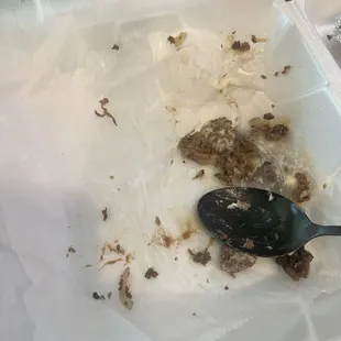 What&apos;s left of my Philly cheese