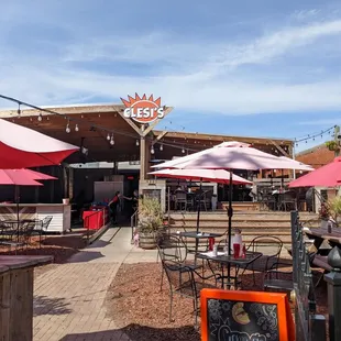 Lots of outdoor seating