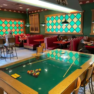 Really neat setup inside