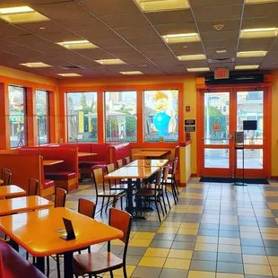 he inside of the restaurant