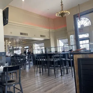 a view of the dining room