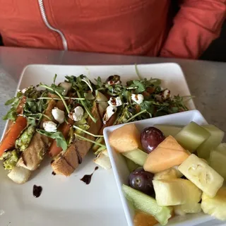 Roasted Tomato Avocado Toast