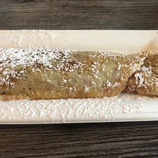 Raspberry crêpe delicious