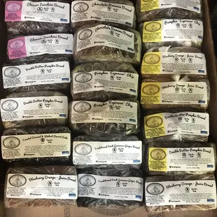 Gluten free and vegan options available!