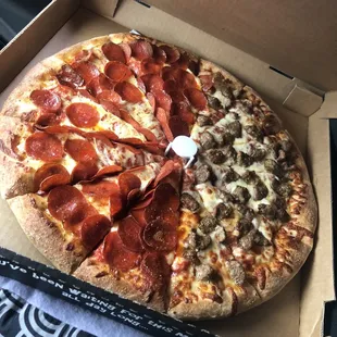 BOMB $14.99 two topping large
