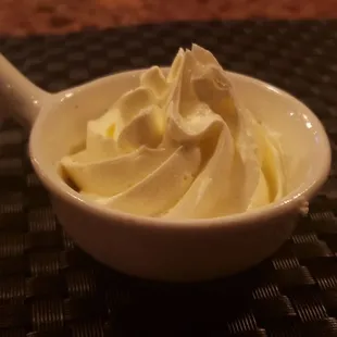Fresh churned butter