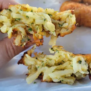 Very thick potato pancakes