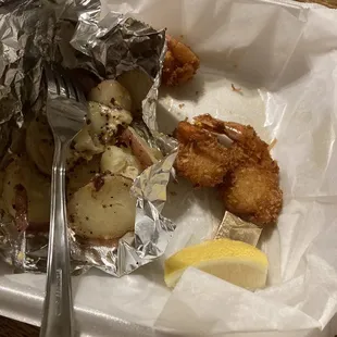 Coconut shrimp platter