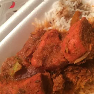 Very spicy but overall average