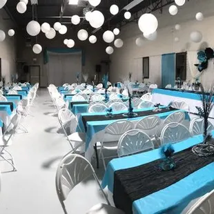 Nice set up for small casual events!