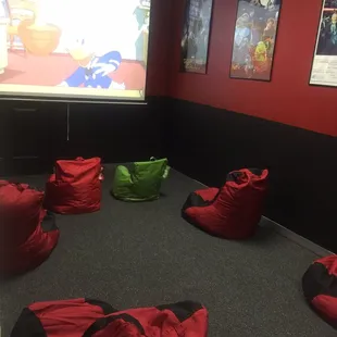 Spacious movie room!