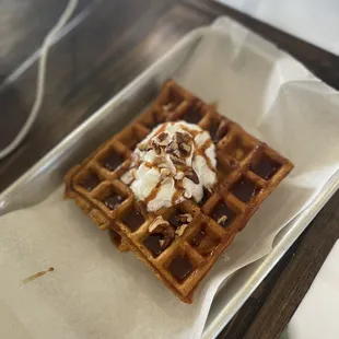 Pumpkin waffle