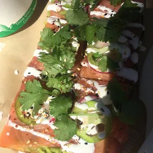 Salmon Bruschetta