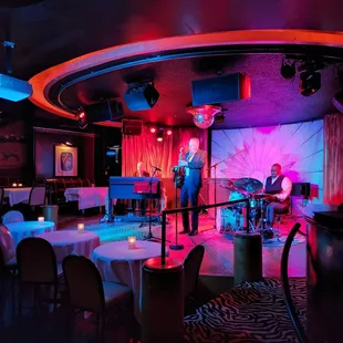 a stage set up for a concert