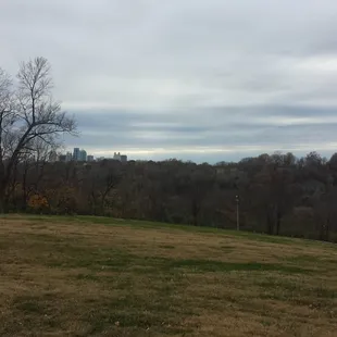 View of downtown, prior to entering Cliff Drive