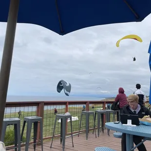 View from my table.