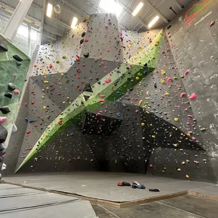 The lead wall. Super high!