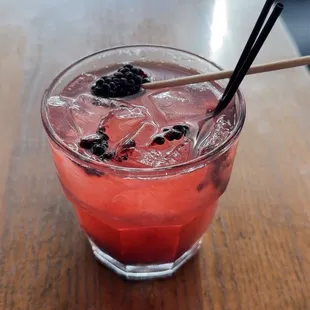 Blackberry Smash Cocktail