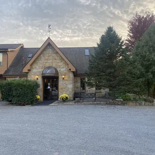 Front of the restaurant.