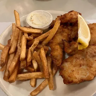 fish and chips, fish, seafood, food