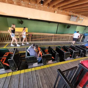 NM Rattler roller coaster (I sat in the back)