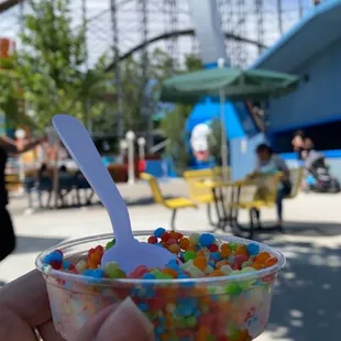 Plenty of shade in kiddyland