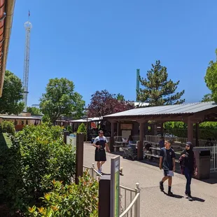 Drop Tower and Swings