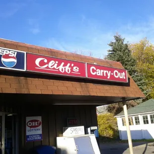 the front of the store