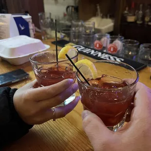 Pomegranate old-fashioned