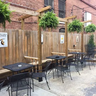 Back patio is very nice!