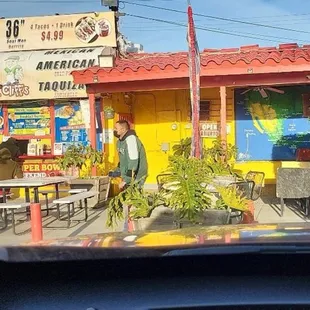 Front. Order and outdoor seating