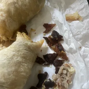 Cut it in the middle more burnt bacon