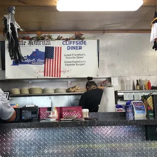 True diner where they cook in front of you!