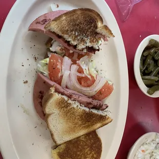 Fried Bologna Sandwich