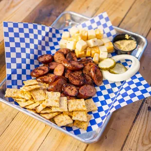 Sausage &amp; Cheese Plate