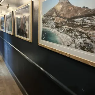 Hallway that leads to the back