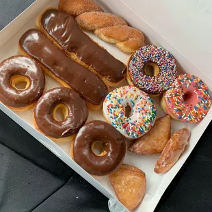 Variety doughnuts from Clifton Donut Shop