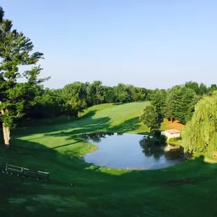 Hole #9 at Clifton Hollow Golf Club - Par 5, 472 yrds