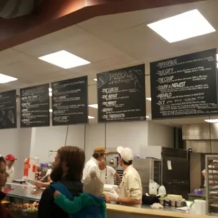 The sandwich deli looks great! And they make fresh, made to order pizza.