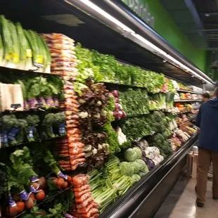 Fresh, vibrant vegetable offerings.