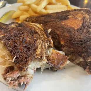 Reuben and fries perfect