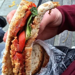 BBQ Tempeh Cowboy (vegan)