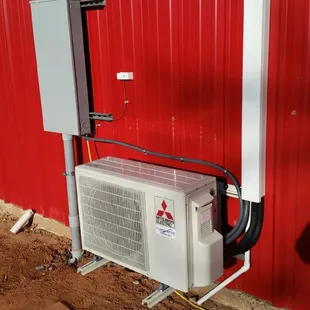 We Install mini-split systems also.