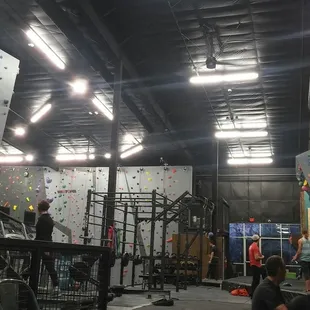 Rock climbing, bouldering, and gym