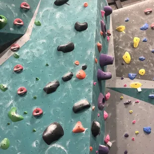 Good variety of grades for different levels of climber from V1-V12