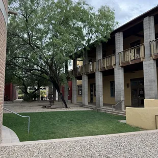 Building where his office is located